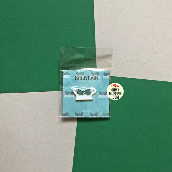 Sparkling Cute Mountain Pin By MGCITY