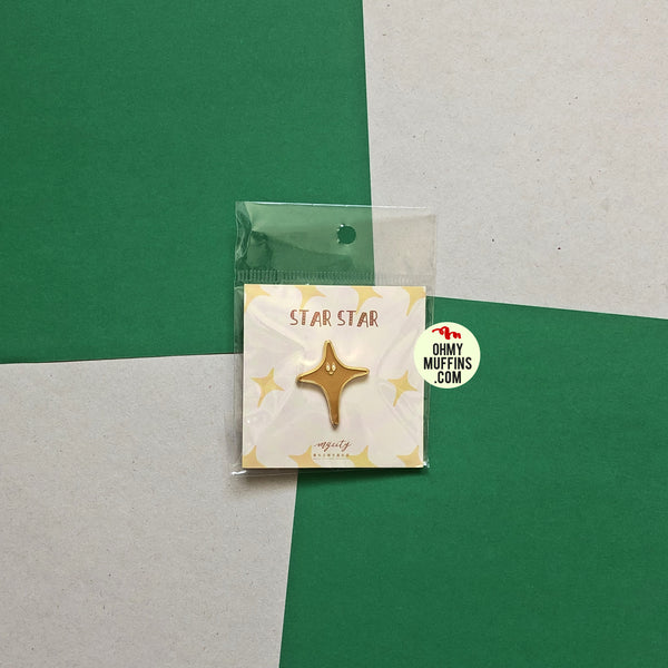 Sparkling Cute Star Pin By MGCITY