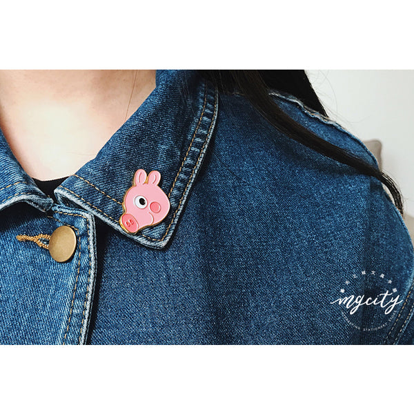 Sparkling [Happy Pig] Pin By MGCITY