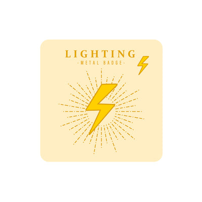 Sparkling Lightning Pin By MGCITY