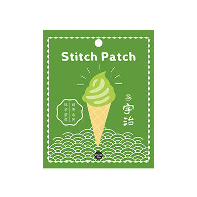 Step Out Matcha Soft Serve Embroidered Sticker Patch