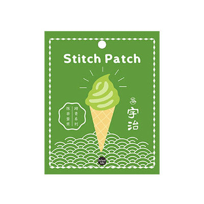 Step Out Matcha Soft Serve Embroidered Sticker Patch