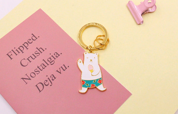 Summer Holiday [Summer Bear] Key Chain By U-Pick