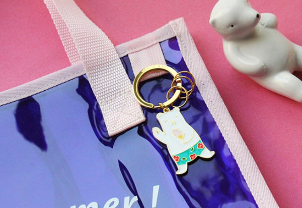 Summer Holiday [Summer Bear] Key Chain By U-Pick
