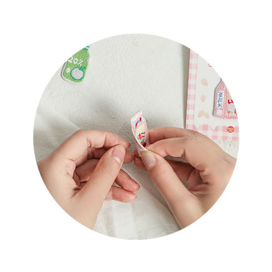 Summer Soda [Orange Marmalade] Embroidered Sticker Patch