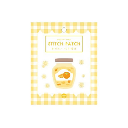 Summer Soda Orange Marmalade Embroidered Sticker Patch