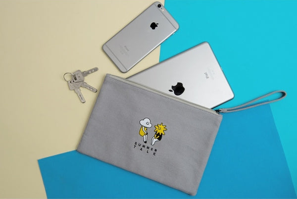 Cloud & Sun Summer Talk Flat Case By Kiitos Life