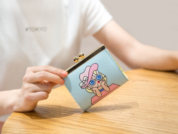Clip Sunglass Girl Coin Pouch By Bentoy