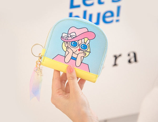 Sunglass Girl Half Moon Pouch By Bentoy