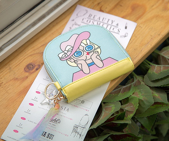 Half Moon [Sunglass Girl] Card Pouch By Bentoy
