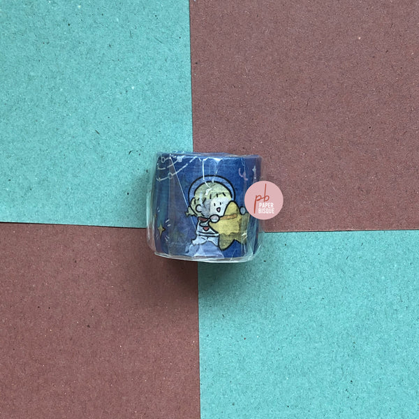 Super Aman [Blue] Washi Tape