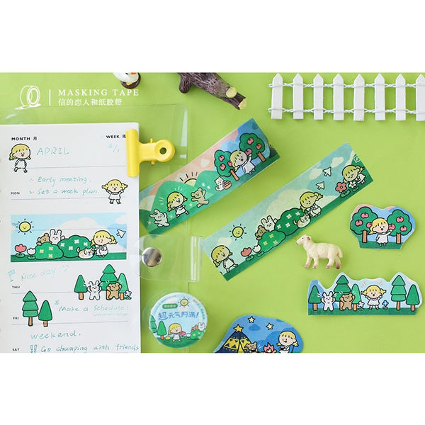 Super Aman [Green] Washi Tape