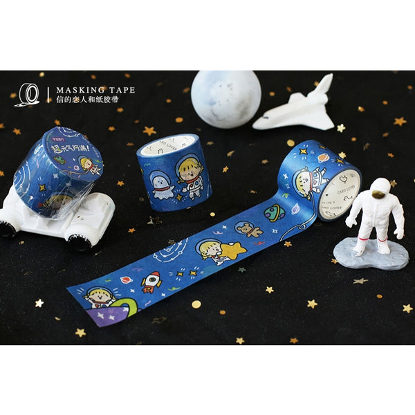 Super Aman [Blue] Washi Tape