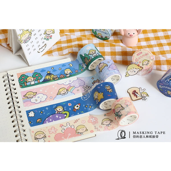 Super Aman [Green] Washi Tape