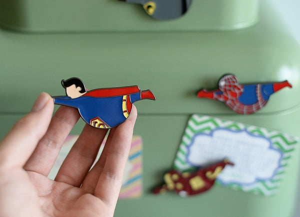 Fat Super Hero Magnet By HAMO