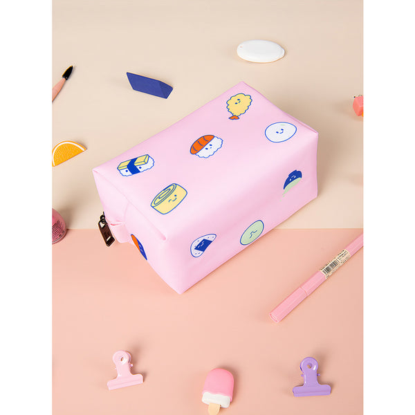 Sushi [ Pink ] Box Pouch By Kiitos Life