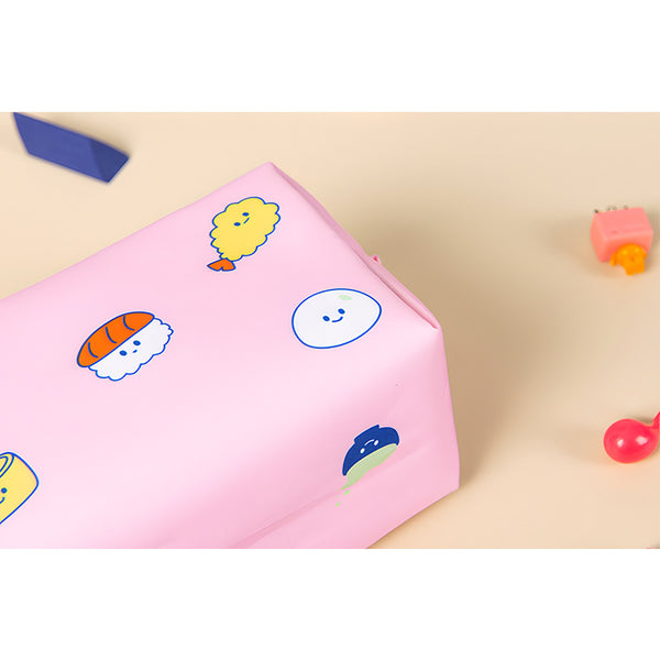 Sushi [ Pink ] Box Pouch By Kiitos Life