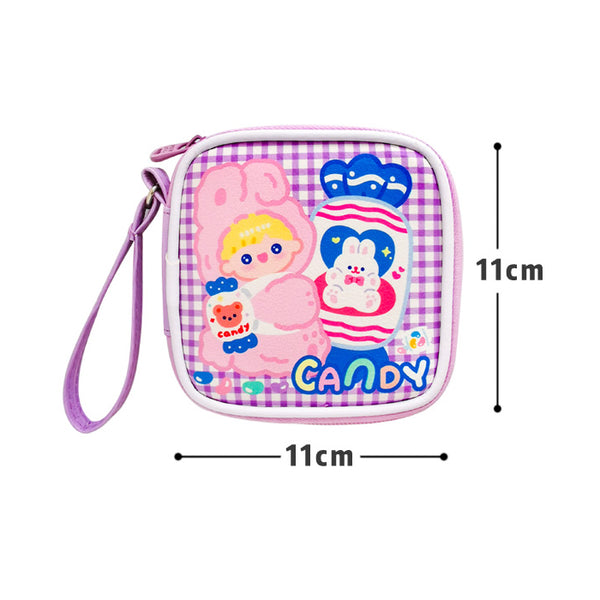 Sweet Girl [Soft & Cute Sheep] Cable Holder Pouch By Milkjoy