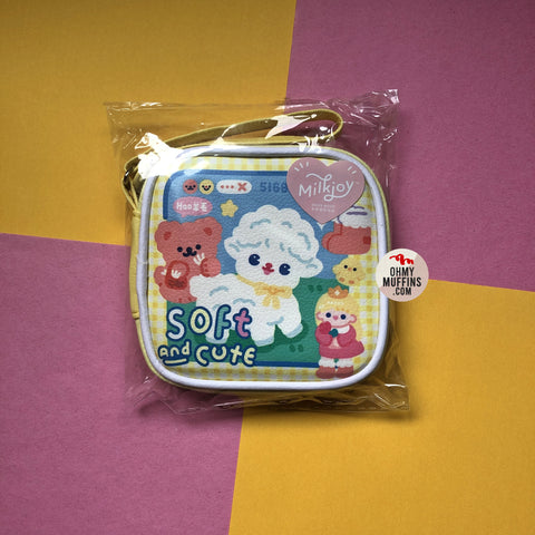 Sweet Girl [Soft & Cute Sheep] Cable Holder Pouch By Milkjoy