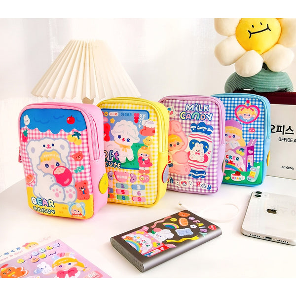 Sweet Girl [Bear Candy] Digital Power Bank Pouch By Milkjoy