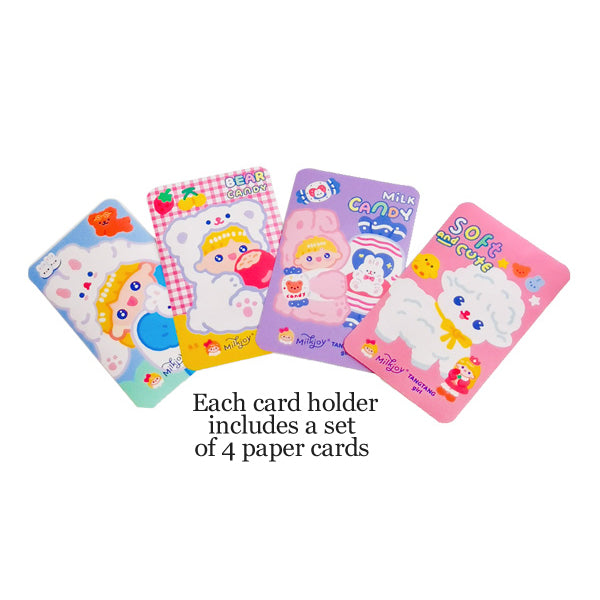 Sweet Girl [Bear Candy] Lanyard Card Holder By Milkjoy