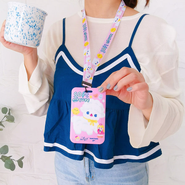 Sweet Girl [Soft & Cute] Lanyard Card Holder By Milkjoy