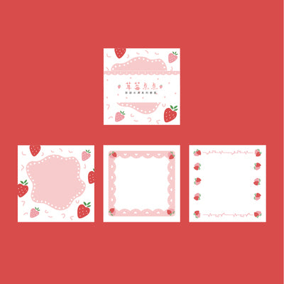Sweet Fruit Strawberry Notepad