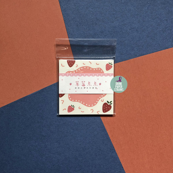 Sweet Fruit Strawberry Notepad