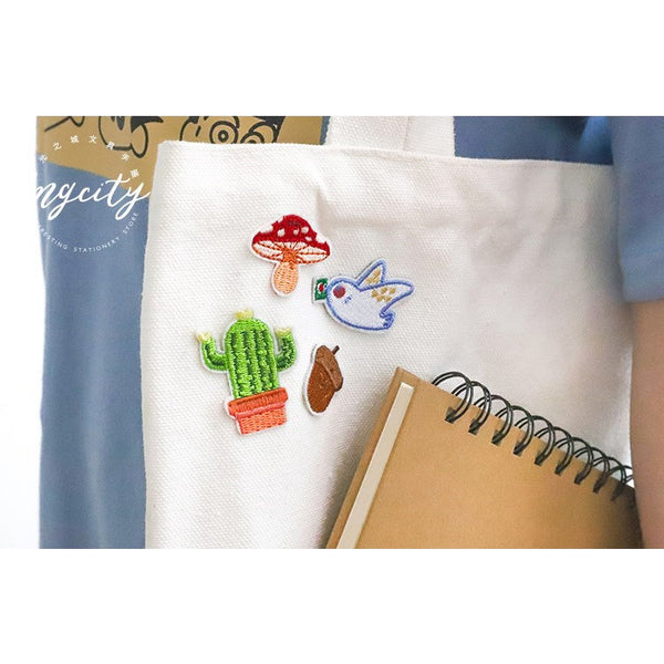 Sweet Shard [Mushroom] Embroidered Sticker Patch