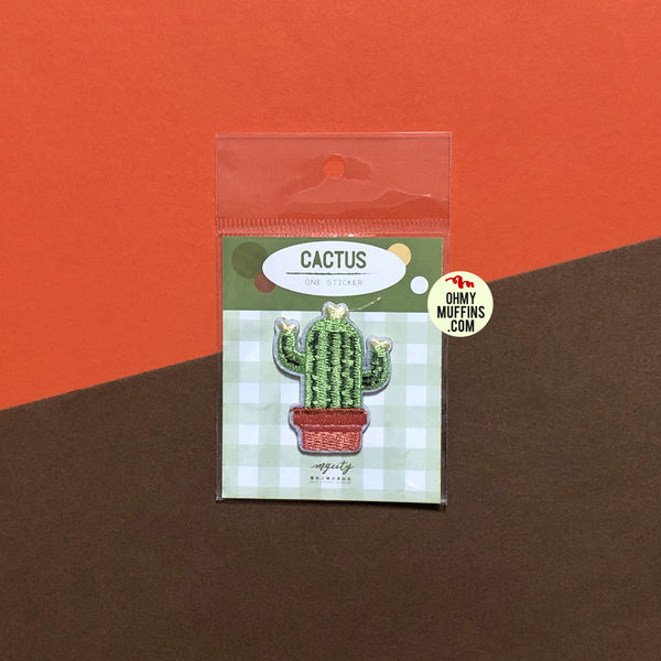 Sweet Shard [Cactus] Embroidered Sticker Patch
