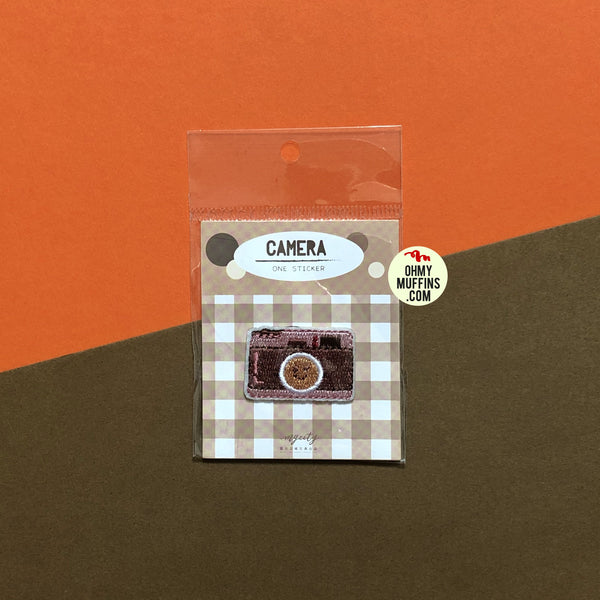 Sweet Shard Camera Embroidered Sticker Patch