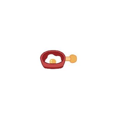 Sweet Shard Egg Pot Embroidered Sticker Patch