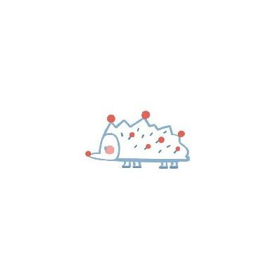 Sweet Shard Hedgehog Embroidered Sticker Patch