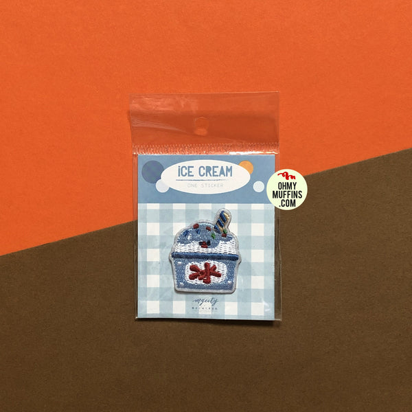 Sweet Shard Ice Cream Embroidered Sticker Patch