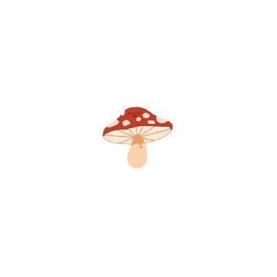 Sweet Shard Mushroon Embroidered Sticker Patch