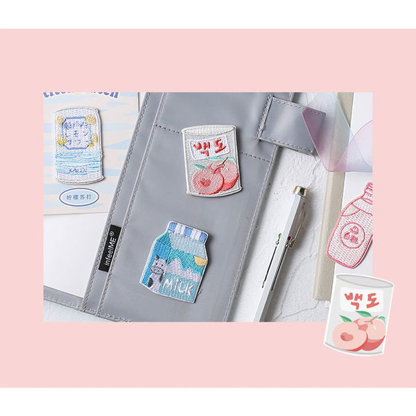 Sweet Sweet [Canned Pink Peach] Embroidered Sticker Patch