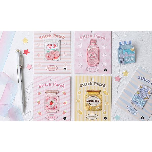 Sweet Sweet [Canned Pink Peach] Embroidered Sticker Patch