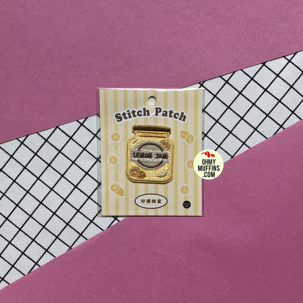 Sweet Sweet Lemon Jam Embroidered Sticker Patch