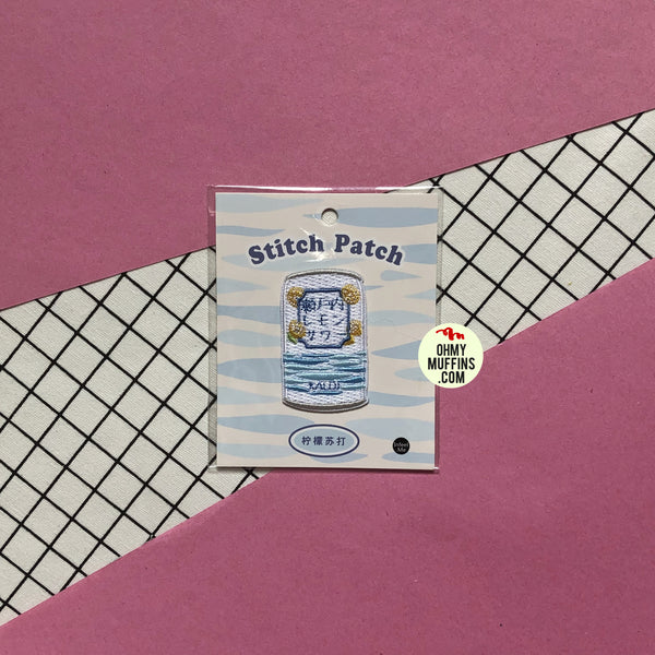 Sweet Sweet Lemon Soda Embroidered Sticker Patch