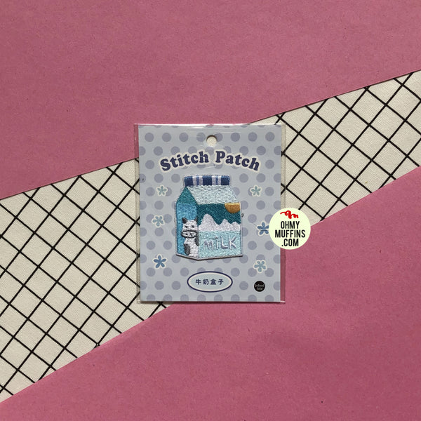Sweet Sweet [Milk Box] Embroidered Sticker Patch