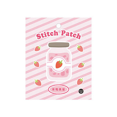 Sweet Sweet Stawberry Pudding Embroidered Sticker Patch