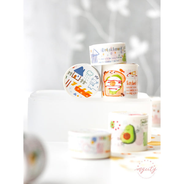 Sweet Time [Yummy Food] Washi Tape