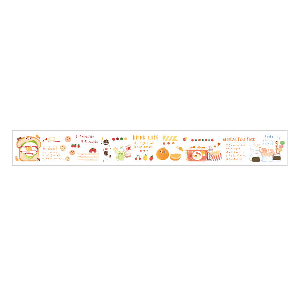Sweet Time Yummy Food Washi Tape