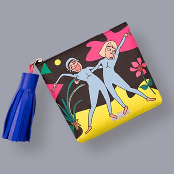 Tassel Charm Dancing Coin Pouch By Bentoy