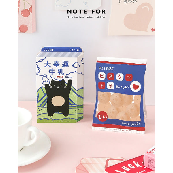 Tasty Snacks [Fresh Milk] Notepad