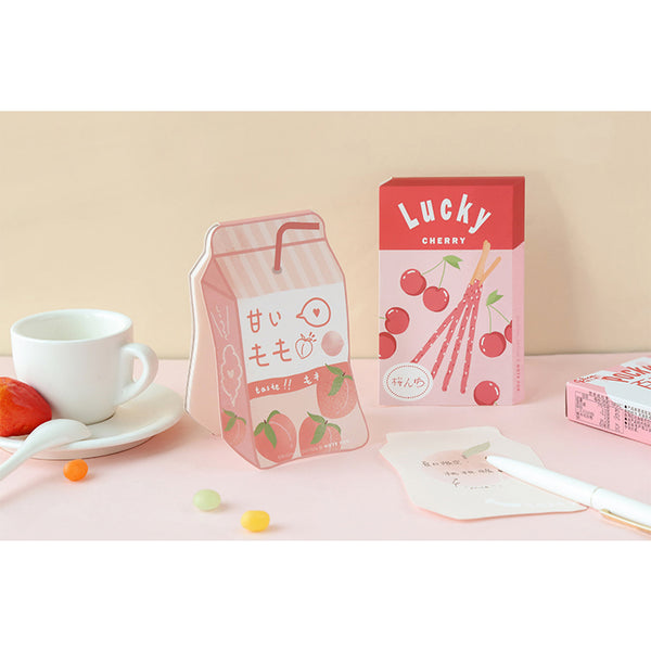 Tasty Snacks [Peach Soda] Notepad