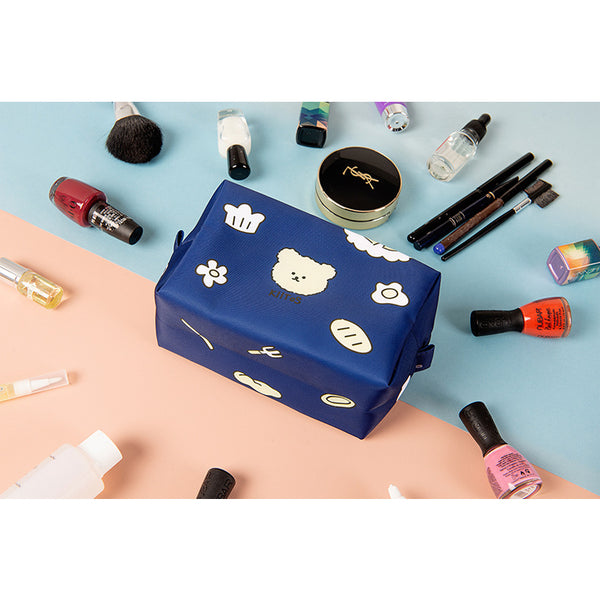 Teddy Bear [Blue] Box Pouch By Kiitos Life