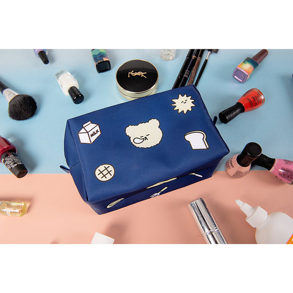 Teddy Bear [Blue] Box Pouch By Kiitos Life