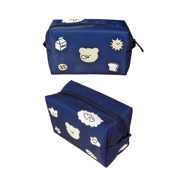 Teddy Bear [Blue] Box Pouch By Kiitos Life