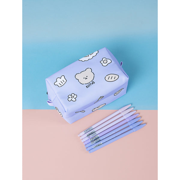 Teddy Bear [Lilac] Box Pouch By Kiitos Life